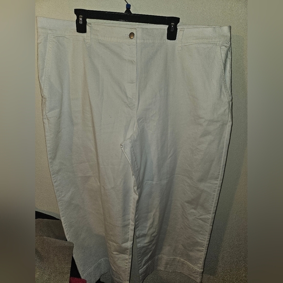 Eileen Fisher Womans White Wide Leg Pants Size 2x - Picture 1 of 11